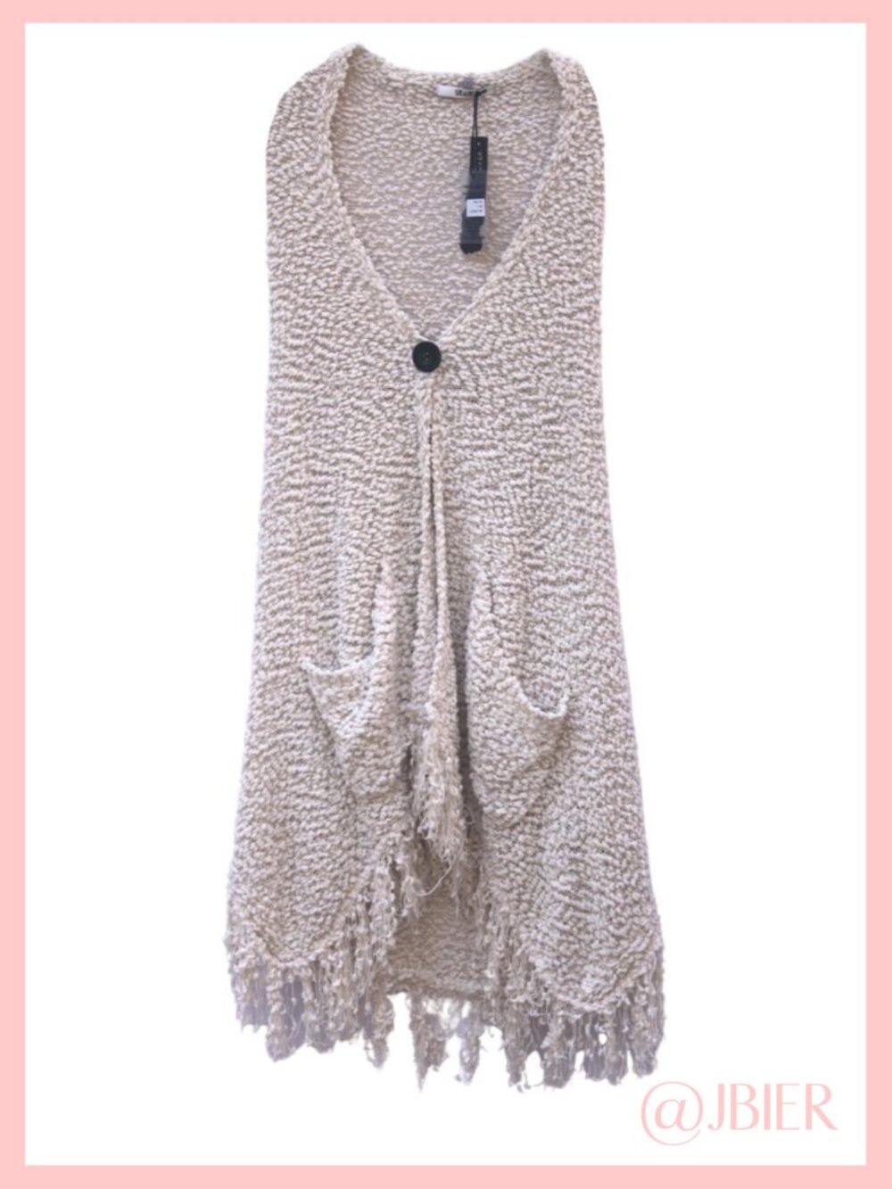 AnM Sleeveless Cardigan